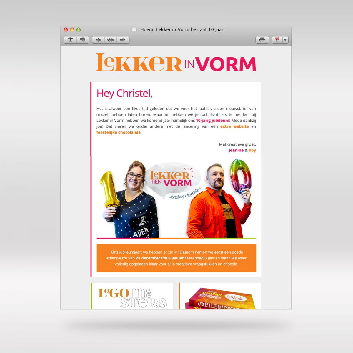 191126_lekkerinvorm_nieuwsbrief_jubileum 191126_lekkerinvorm_nieuwsbrief_jubileum