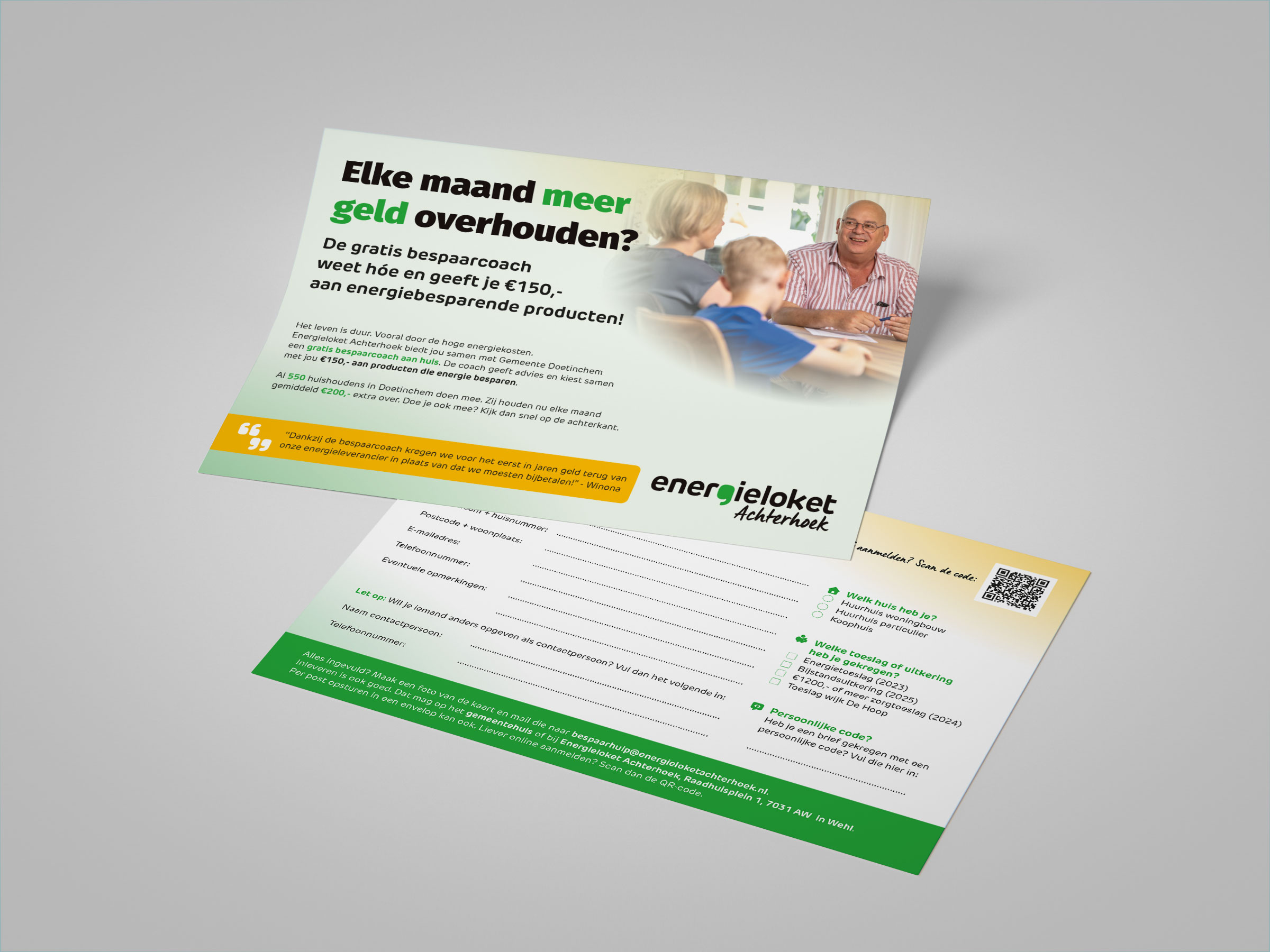 Achterhoeks Energieloket Flyer Bespaarhulp aan Huis