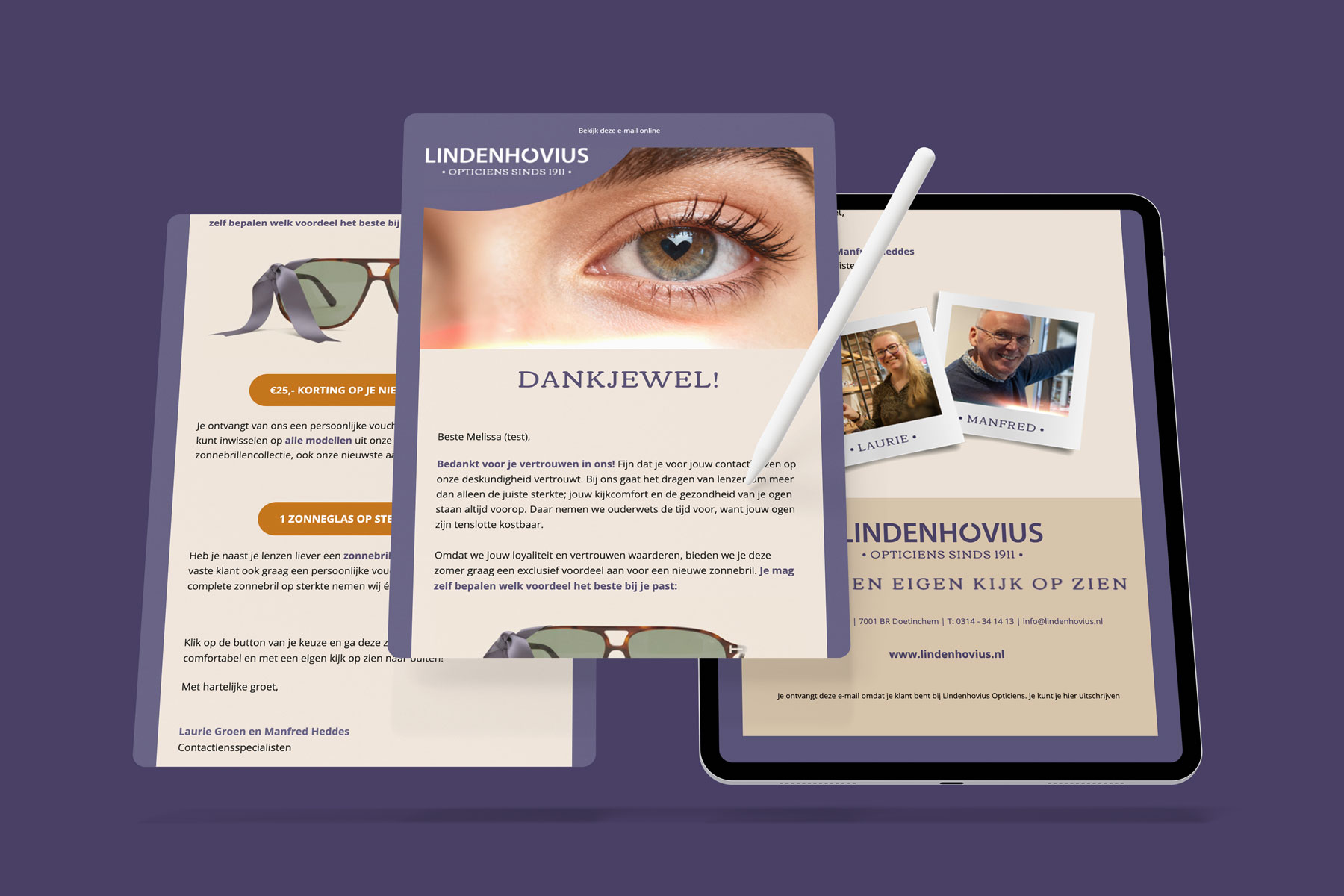 Lindenhovius Opticiens eDM contactlensdragers Lindenhovius Opticiens eDM contactlensdragers