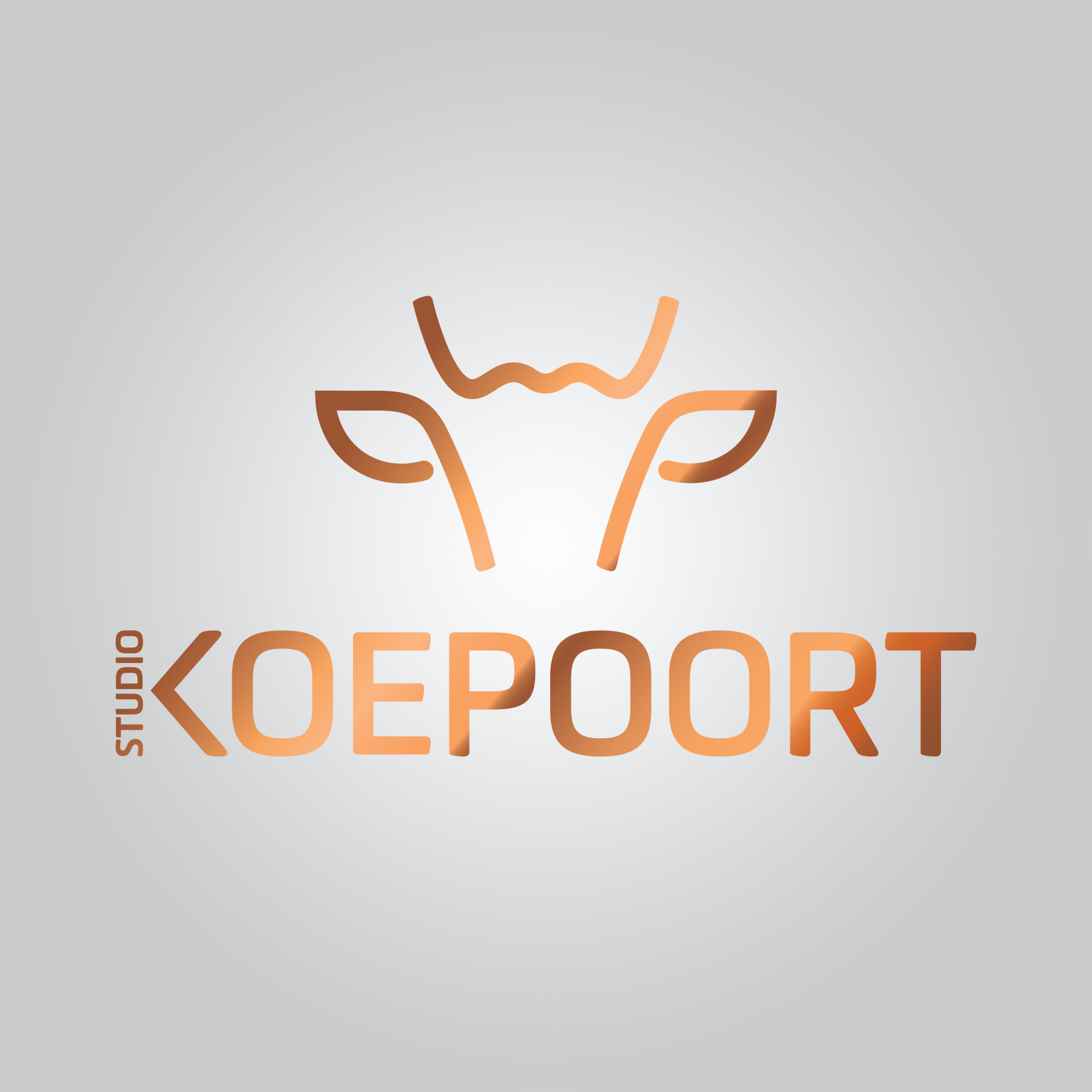 Logo van atelier Studio Koepoort op lichte achtergrond