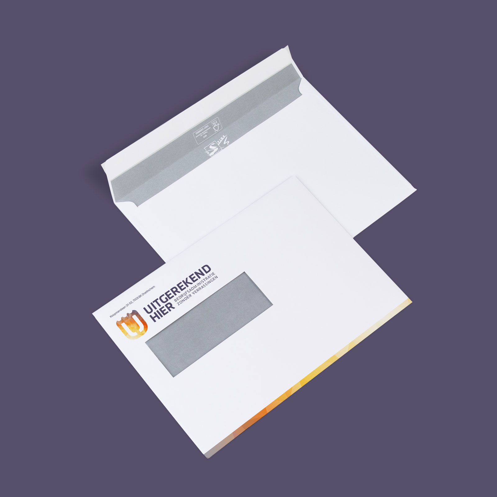 Uitgerekend Hier EA5 Envelop EA5-envelop voor Uitgerekend Hier