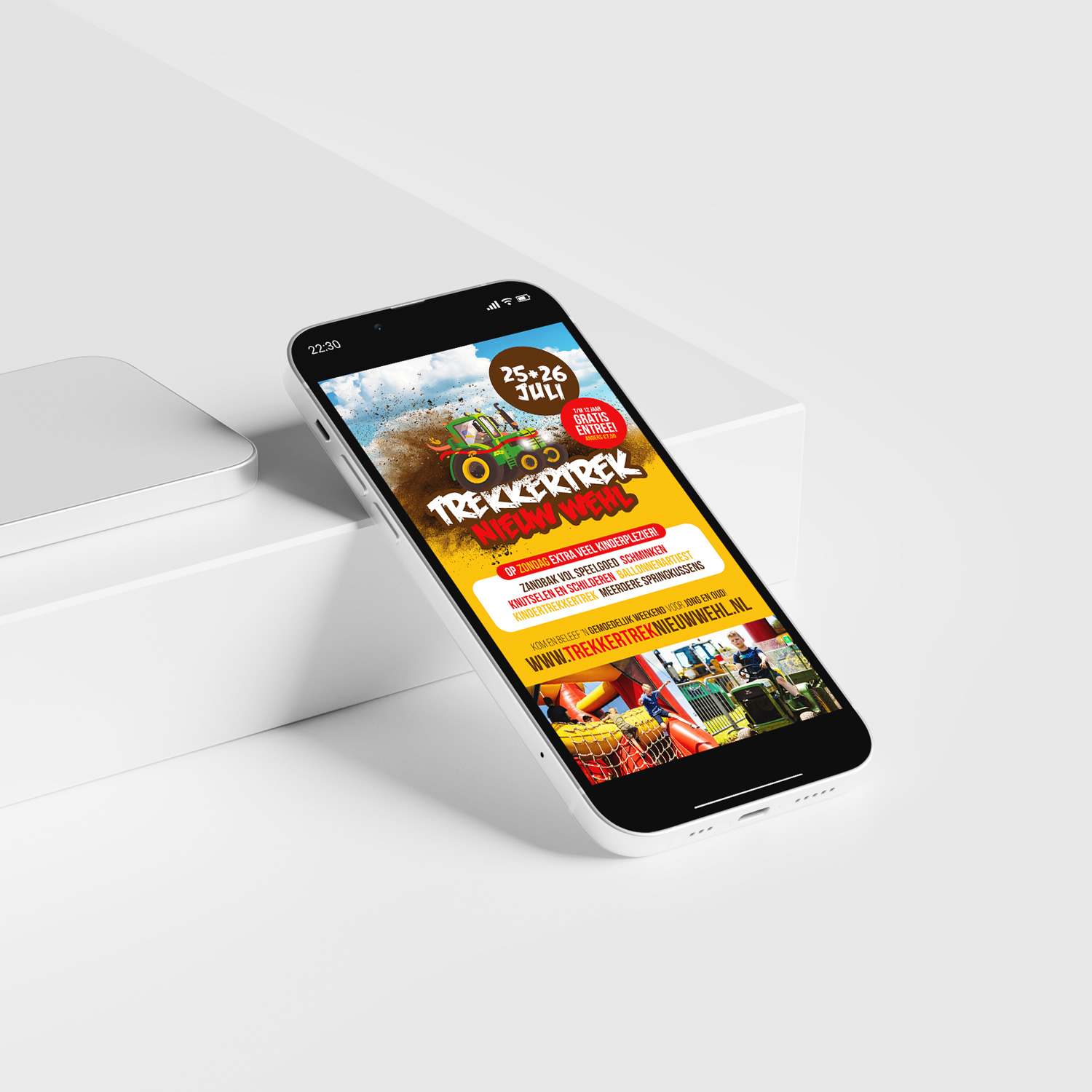 Digitale kinderflyer TrekkerTrek Nieuw Wehl in Parro app